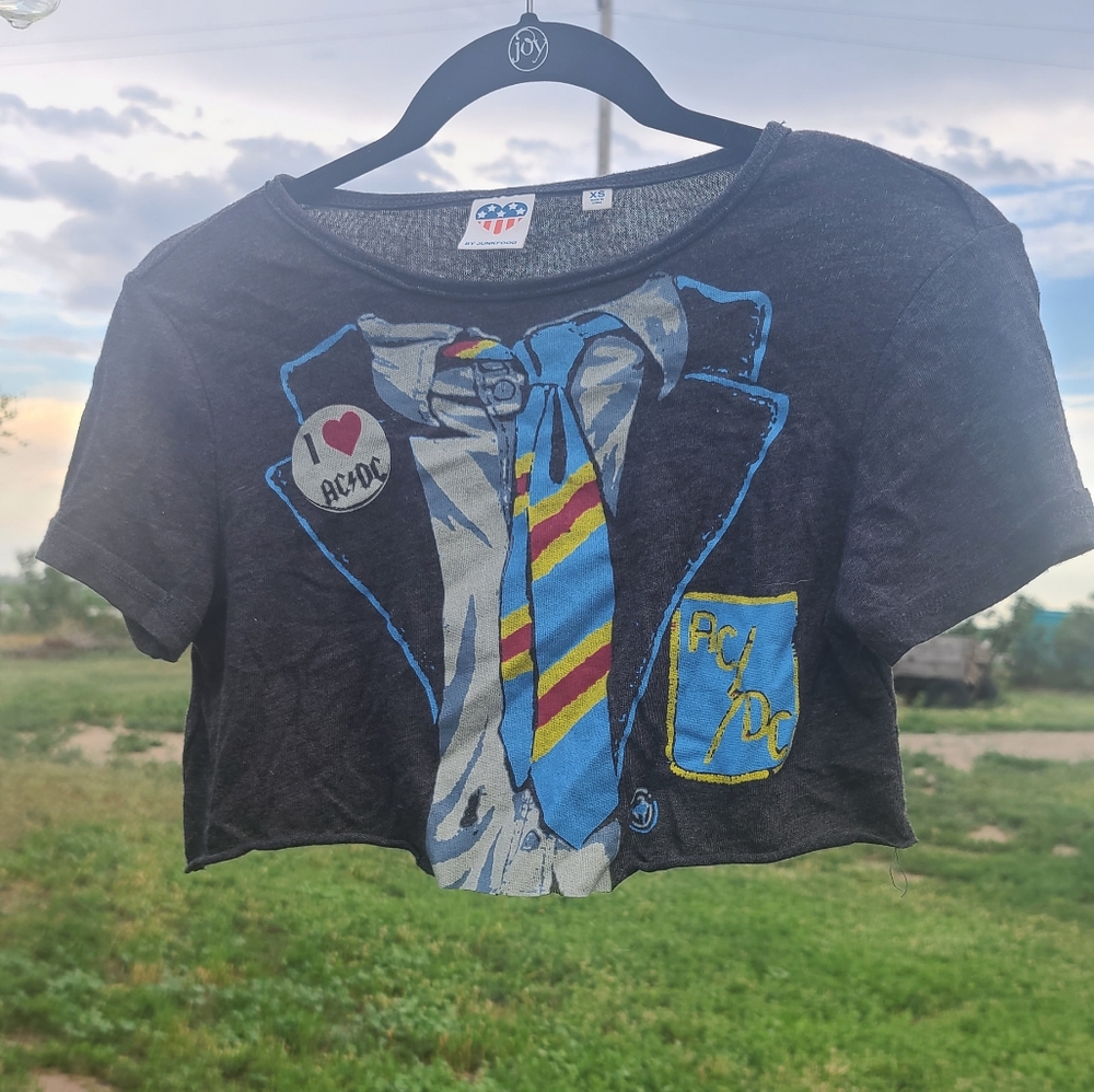 Junkfood XS ac/dc Crop top